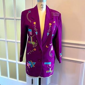 Domani 80’s vintage wool blazer